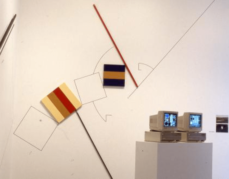 Detail EAST WEST WEST EAST Forum Gallery Carnegie Museum of Art 1991