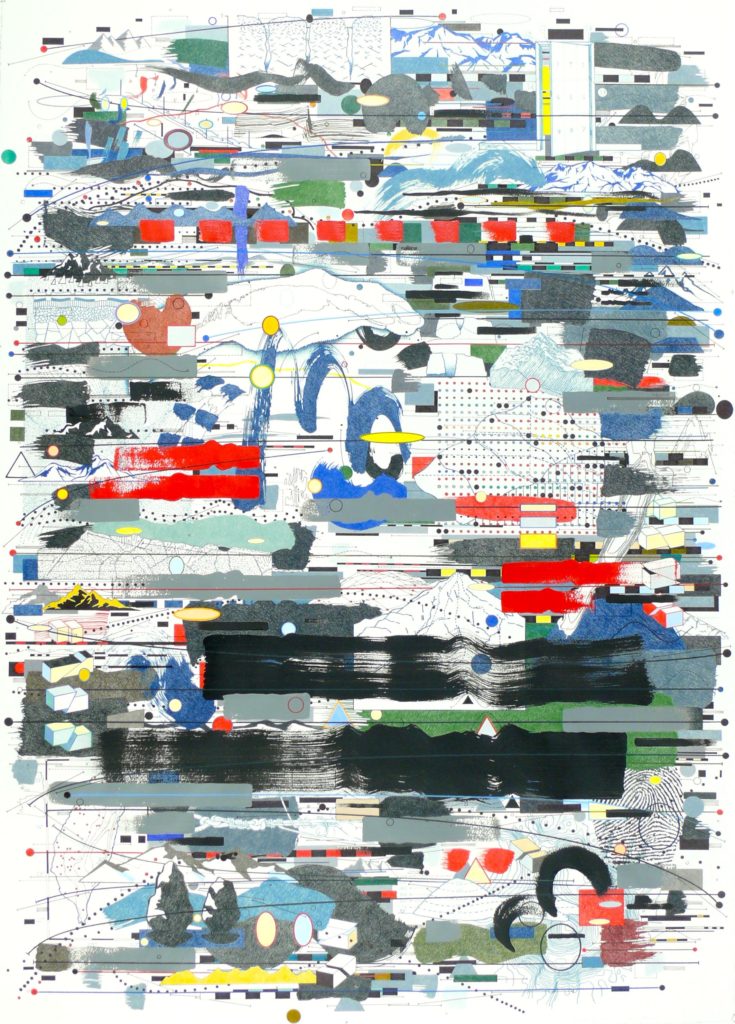 From the Drawing Series Topography 1 2016