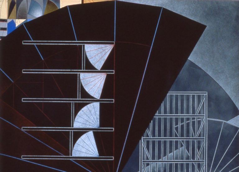 Given Circumstances Acrylic and Prismacolor on paper 1989