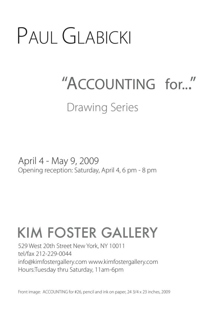 Kim Foster Gallery exhibition 2009